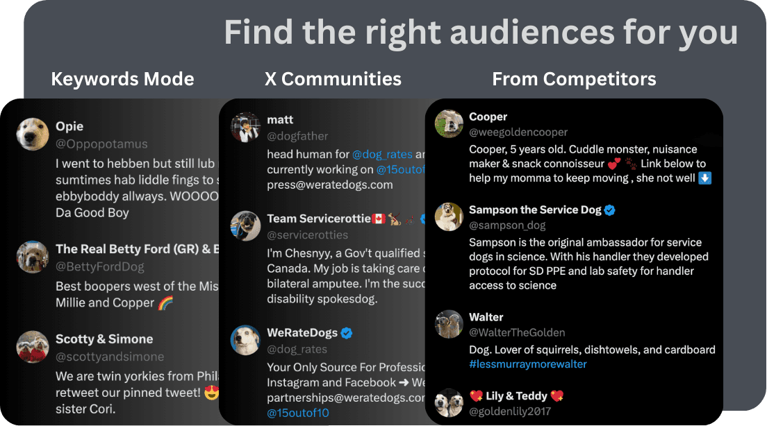 X growth banner